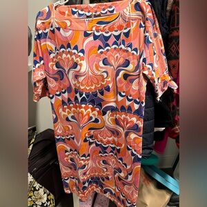 Trina Turk floral Aline dress, Medium, used x1